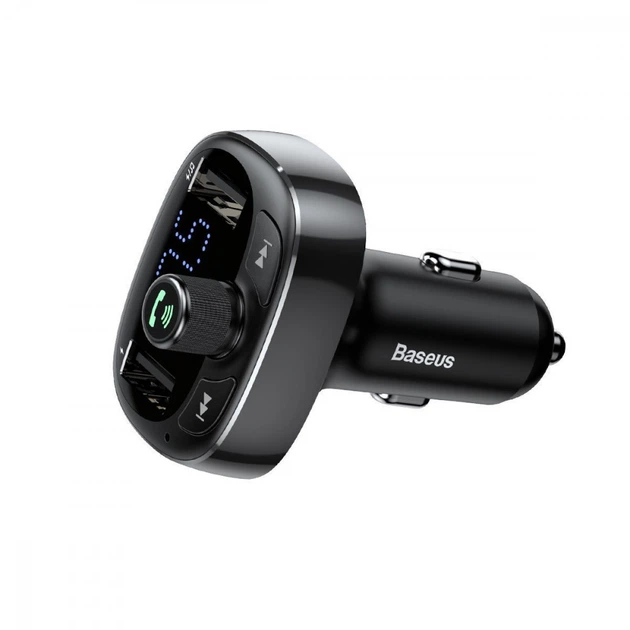 ОЗУ Baseus FM Launcher S-09 Overseas Edition 2xUSB (3.4А) black - изображение 3