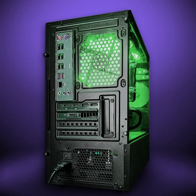 Комп'ютер VSIM збірка v2 -- Intel Xeon 2660v3 / RAM 16 Gb DDR4 / SSD 512Gb / AMD RX580 8Gb зелений - зображення 5