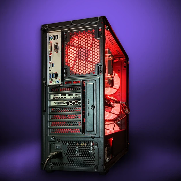 Компьютер VSIM зборка v8 -- AMD Ryzen 5 3500X / RAM 16 Gb DDR4 / SSD 512Gb / Nvidia GTX1070 8GB красный - изображение 5