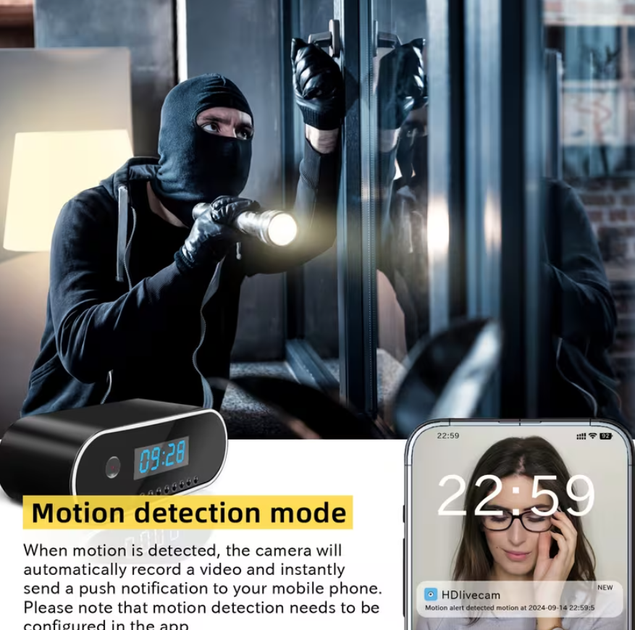 Умные часы с камерой и удаленным доступом 1080P Wi-Fi - Фото 3 Умные часы с камерой и удаленным доступом 1080P Wi-Fi - изображение 3