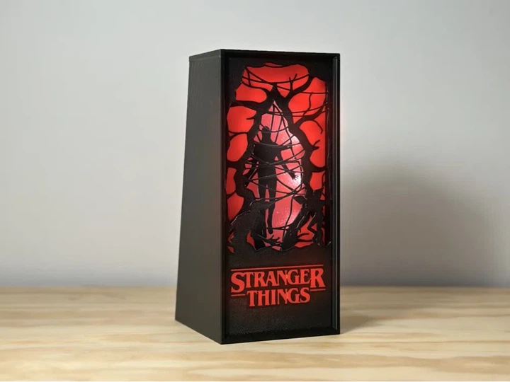 Нічник-лайтбокс Stranger Things за мотивами серіалу Дивні дива для декору кімнати. Aivory - изображение 2