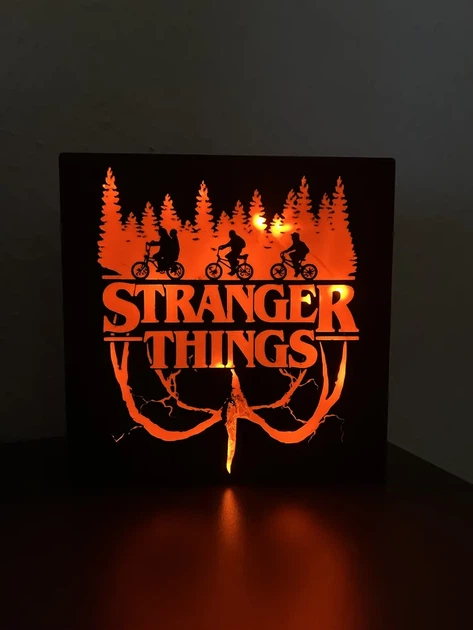 Нічник-світильник stranger things з підсвіткою для фанатів серіалу дивні дива. Aivory - изображение 2