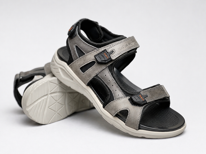 Сандалии мужские кожаные Offroad Grey 42 - изображение 4