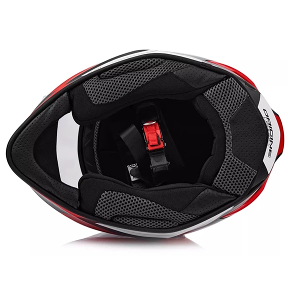 Мотошлем Origine Dinamo Bolt Red / Black Gloss - L - изображение 4
