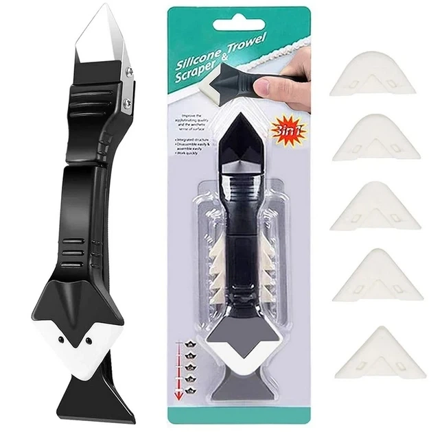 Силиконовый шпатель и скребок Silicon Towel Scrapper для удаления/нанесения силикона или герметика - изображение 9