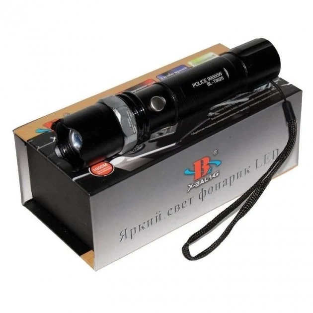 Фонарик Bailong BL-T8626, ручной светодиодный фонарь 1000W - изображение 11