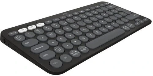 Клавіатура бездротова Logitech Pebble Keys 2 K380s, Tonal Graphite (920-011851) - Фото 2 Клавіатура бездротова Logitech Pebble Keys 2 K380s, Tonal Graphite (920-011851) - зображення 2
