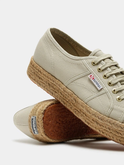 Жіночі кеди Superga 2730 Cotropew Taupe. Розмір 35.5 (23см) - изображение 4