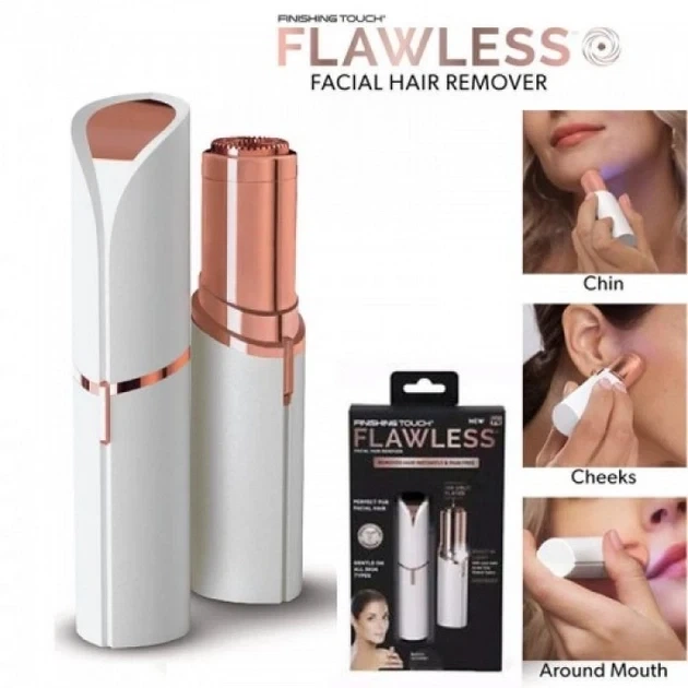 Женский триммер депилятор для лица Flawless эпилятор в стиле губной помады - изображение 10
