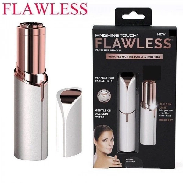 Женский триммер депилятор для лица Flawless эпилятор в стиле губной помады - изображение 13