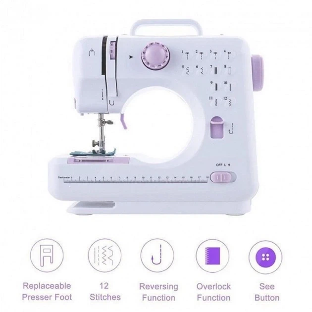 Многофункциональная швейная машинка портативная Household Sewing Machine FHSM-505 от батареек - изображение 11