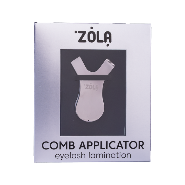 ZOLA Аплікатор- гребінець металевий - Срібний Comb Appilicator - Фото 2 ZOLA Аплікатор- гребінець металевий - Срібний Comb Appilicator - зображення 2