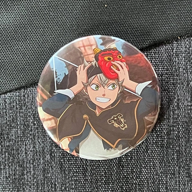 Значок аниме Черный Клевер Black Clover, диаметр 58 мм (ZNBLC 0014) - Фото 1 Значок аниме Черный Клевер Black Clover, диаметр 58 мм (ZNBLC 0014) - изображение 1