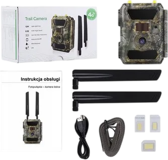 Kamera Leśna Willfine 4.0CG GPS MMS LTE 4G 60 stopni fotopułapka (5902659175519) - obraz 2