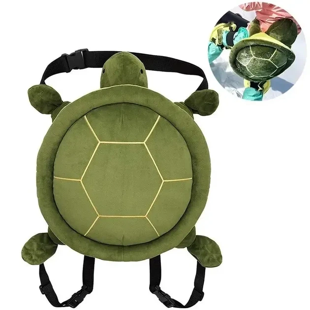Защитная подушка-черепаха для лыж и сноуборда Turtle Protective Hip Pad - набор 2 шт, мягкая защита для детей и взрослых - изображение 4