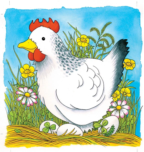Układanka drewniana Goki Chicken warstwowa 44 elementy 57521 (4013594575218) - obraz 4