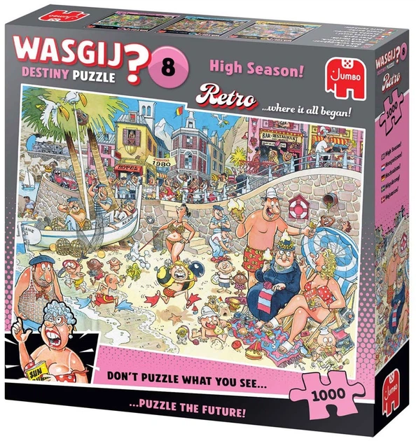 Puzzle Jumbo Wasgij? Retro Destiny 8 High Season! 1000 elementów 1110100580 (8721017604013) - obraz 3