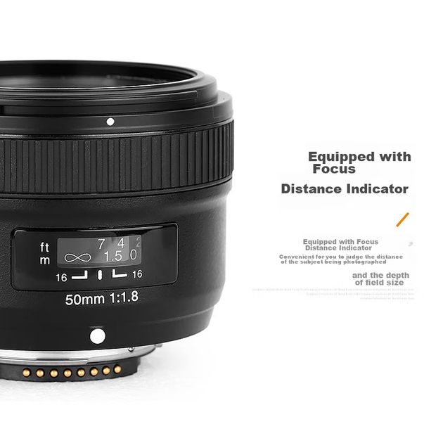 Объектив Yongnuo YN50mm F1.8N Nikon портретный - Фото 5 Объектив Yongnuo YN50mm F1.8N Nikon портретный - изображение 5