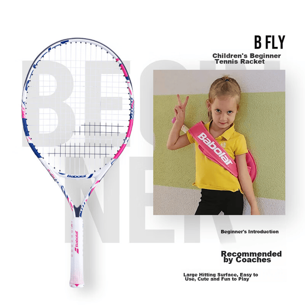 Детская теннисная ракетка Babolat, игрушка для учеников начальной школы, теннисная ракетка B FLY длиной 23 дюйма (58 см) для начинающих. - Фото 3 Детская теннисная ракетка Babolat, игрушка для учеников начальной школы, теннисная ракетка B FLY длиной 23 дюйма (58 см) для начинающих. - изображение 3