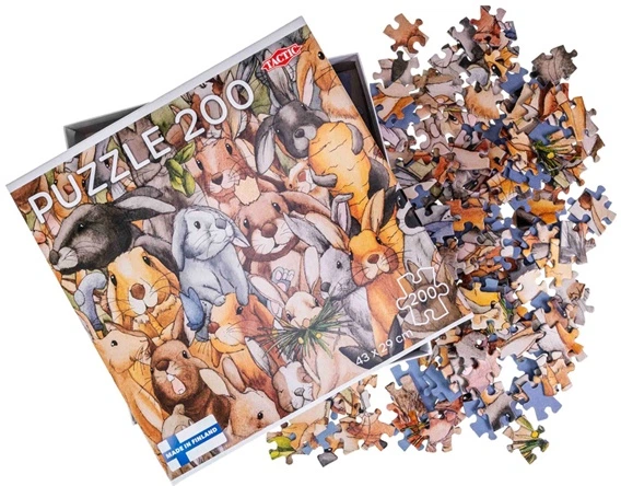 Puzzle Tactic Bunnies 200 elementów 59243 (6416739592435) - obraz 2