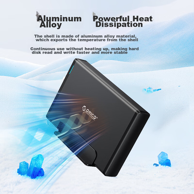 Внешний корпус для жесткого диска ORICO USB3.0, док-станция для 3,5-дюймового жесткого диска, настольный механический корпус для жесткого диска, SATA Serial SSD, внешний корпус, черный, 7688U3 - Фото 3 Внешний корпус для жесткого диска ORICO USB3.0, док-станция для 3,5-дюймового жесткого диска, настольный механический корпус для жесткого диска, SATA Serial SSD, внешний корпус, черный, 7688U3 - изображение 3