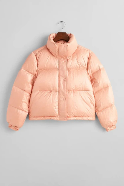 Жіночий персиковий пуховик CROPPED DOWN JACKET Gant M 4700295 - изображение 6