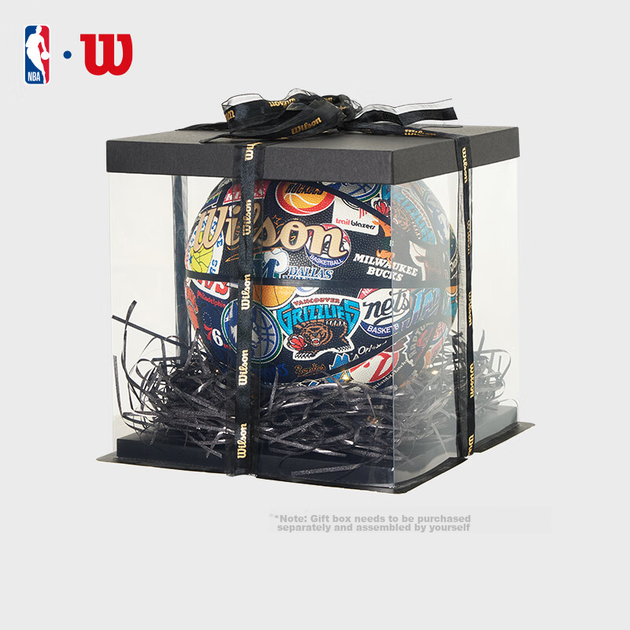 Баскетбольний м'яч Wilson NBA Retro з повним логотипом команди, високопродуктивний шкіряний, для використання в приміщенні та на вулиці, розмір 7 для дорослих, ідея для подарунка - изображение 7