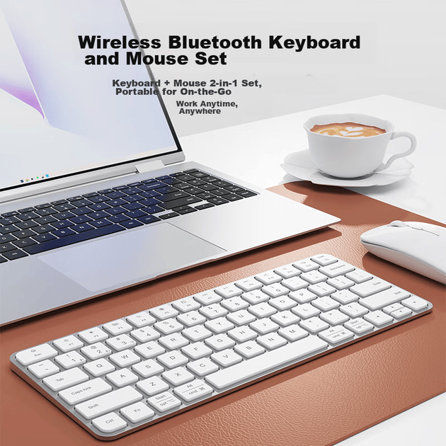 Комплект беспроводной Bkayp Wireless/Bluetooth White - изображение 9