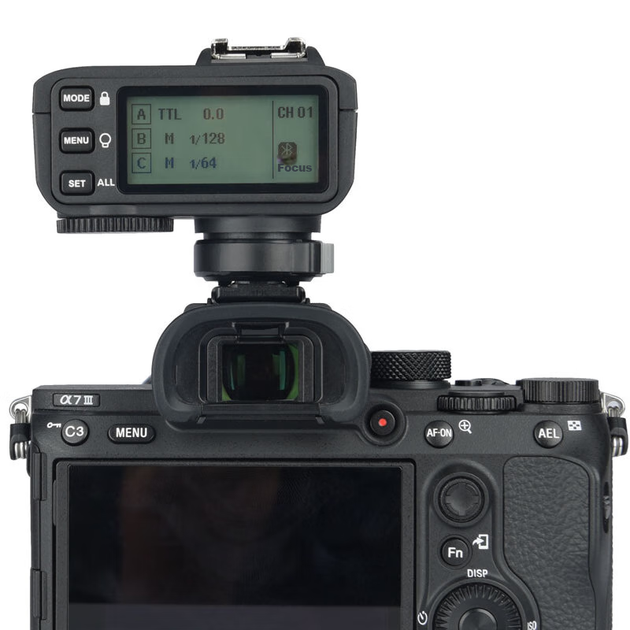 Синхронизатор Godox X2T-S для горячего башмака, высокоскоростной TTL-синхронизатор, беспроводной синхронизатор 2,4 ГГц, версия для Sony, с одним передатчиком. - изображение 9