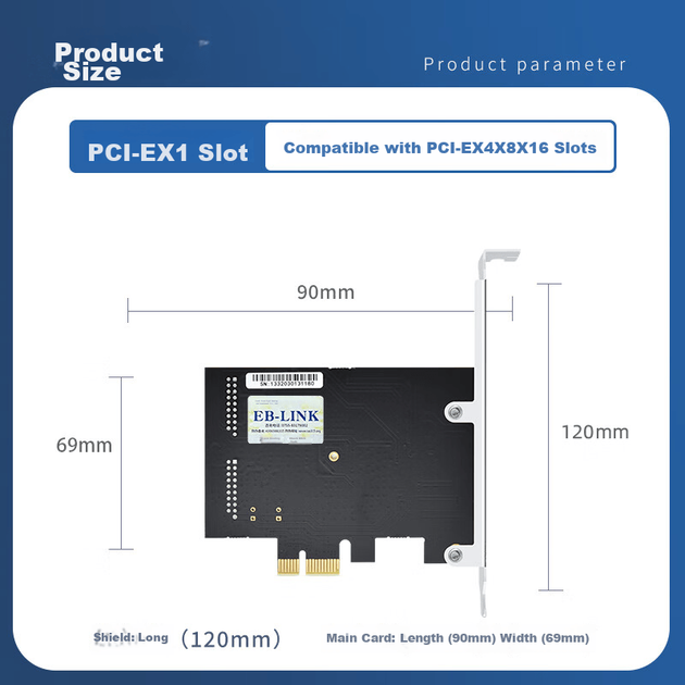 Плата расширения EB-LINK PCIE 4×USB3.0 для ПК с оптическим приводом - изображение 4