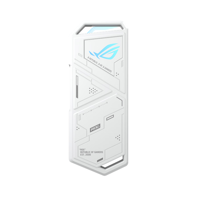 Внешний корпус для SSD-накопителя ASUS ROG STRIX ARION White Phantom Standard Edition M.2 NVMe, полностью алюминиевый корпус/10 Гбит/с - Фото 2 Внешний корпус для SSD-накопителя ASUS ROG STRIX ARION White Phantom Standard Edition M.2 NVMe, полностью алюминиевый корпус/10 Гбит/с - изображение 2