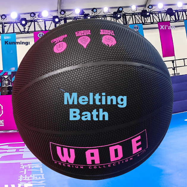 Баскетбольний м'яч Li-Ning розмір 7, модель Wade Signature, технологія Lava, вологопоглинаючий високоеластичний поліуретановий матеріал, професійний змагальний м'яч LBQK389-8 - зображення 5