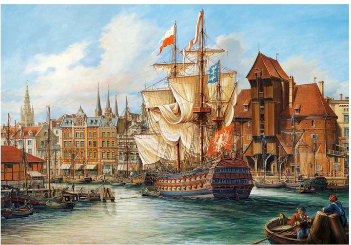 Puzzle Castorland Copy of The Old Gdansk 1000 elementów C-102914-2 (5904438102914) - obraz 2