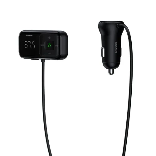 АЗП/ФМ-Модулятор Baseus T Shaped S-16 Car Bluetooth MP3 Player Black CCMT000201 - изображение 6