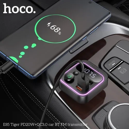 FM-модулятор Hoco E85 PD20W+QC3.0 - Фото 5 FM-модулятор Hoco E85 PD20W+QC3.0 - изображение 5