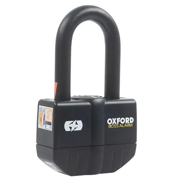 Замок с сигнализацией Oxford Boss Alarm 16mm Padlock Black - изображение 2