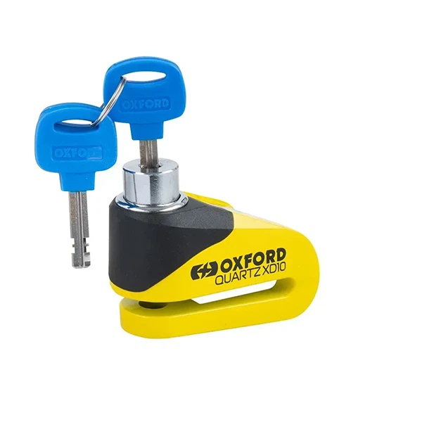 Замок Oxford Quartz XD10 Disc Lock Yellow/Black - изображение 2