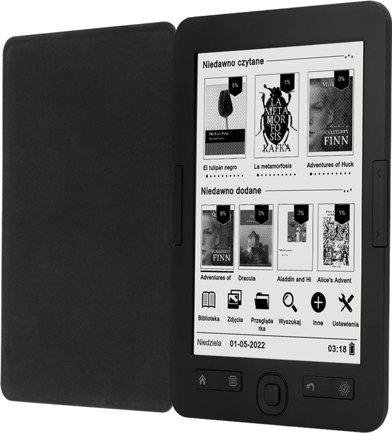 Czytnik e-booków Bemi Cognita+ Graphite (BRCGAPGB) - obraz 3