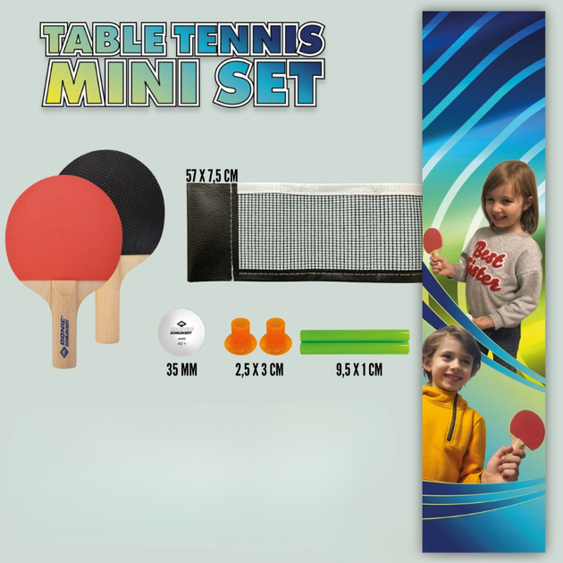 Набір для пінг-понгу Donic Mini set мультиколір one size (788460) - изображение 2