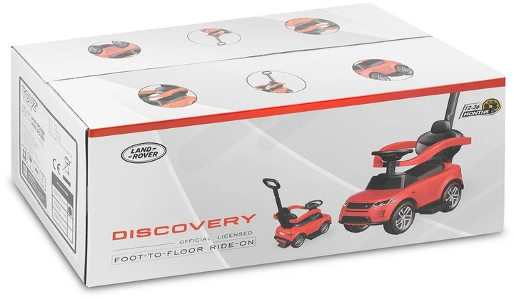Толокар Toyz Land Rover Discovery 3 в 1 Чорний (5903076321800) - зображення 13