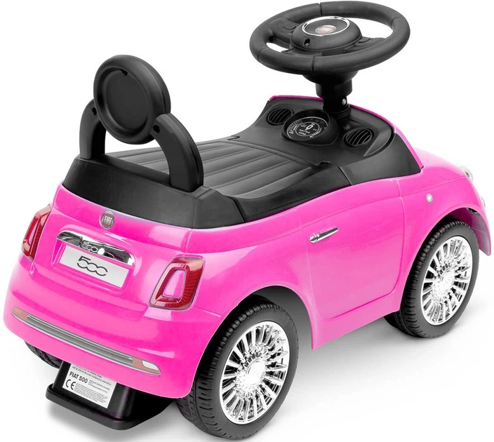 Толокар Toyz Fiat 500 Рожевий (5908310392431) - зображення 5