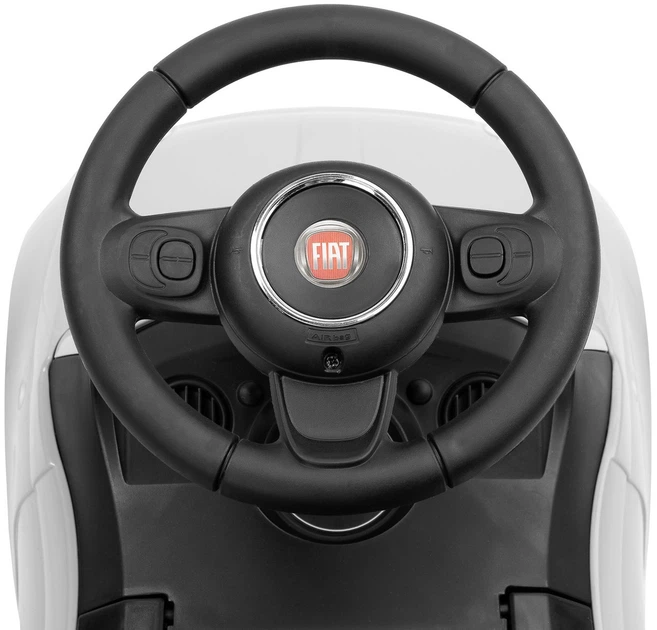 Толокар Toyz Fiat 500 Білий (5908310388618) - зображення 9