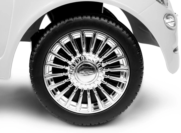 Толокар Toyz Fiat 500 Білий (5908310388618) - зображення 10