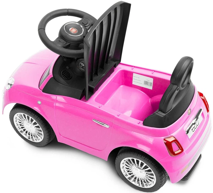 Толокар Toyz Fiat 500 Рожевий (5908310392431) - зображення 11