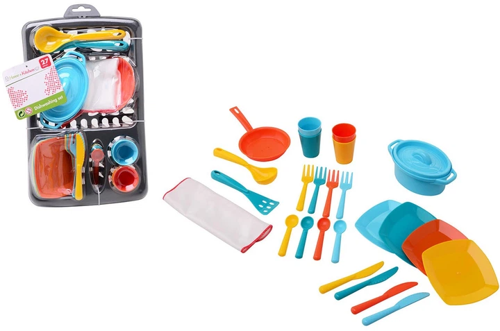 Набір для миття посуду Home and Kitchen 27 елементів 2520504 (8711866276707) - зображення 2