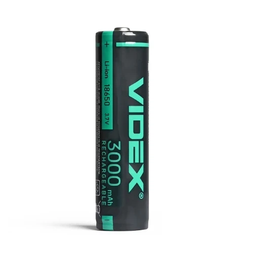 Аккумулятор Videx 18650 3000 mAh 3.7V Li-ion, литий-ионный, перезаряжаемый, с защитой - Фото 2 Аккумулятор Videx 18650 3000 mAh 3.7V Li-ion, литий-ионный, перезаряжаемый, с защитой - изображение 2
