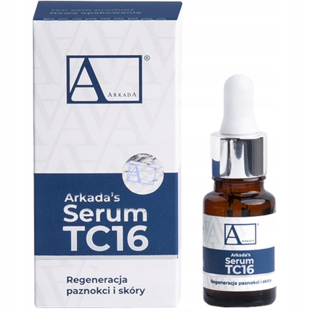 Arkada Serum TC16 - регенерирующая коллагеновая сыворотка для кожи и ногтей, 11 мл - Фото 1 Arkada Serum TC16 - регенерирующая коллагеновая сыворотка для кожи и ногтей, 11 мл - изображение 1