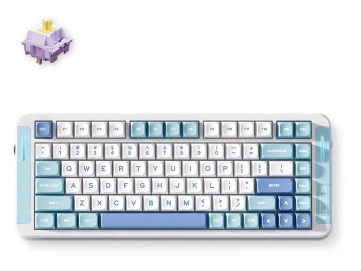 Клавіатура MCHOSE X75 V2 Hyacinth Switch Blue (MC-X75V2-1) – фото