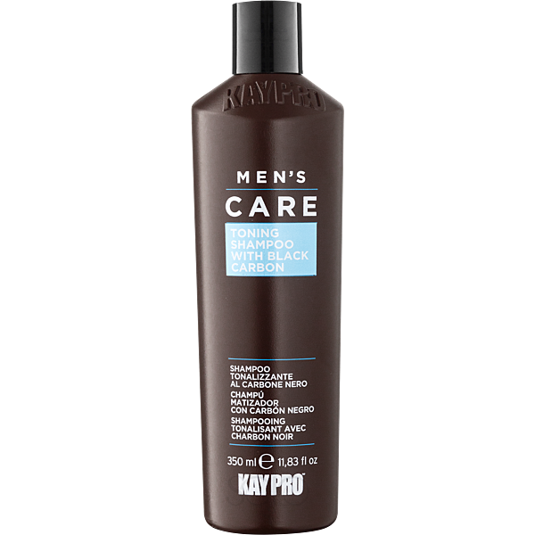 Kaypro Men's Care Тонувальний шампунь з чорним вугіллям, 350 мл - Фото 1 Kaypro Men's Care Тонувальний шампунь з чорним вугіллям, 350 мл - зображення 1