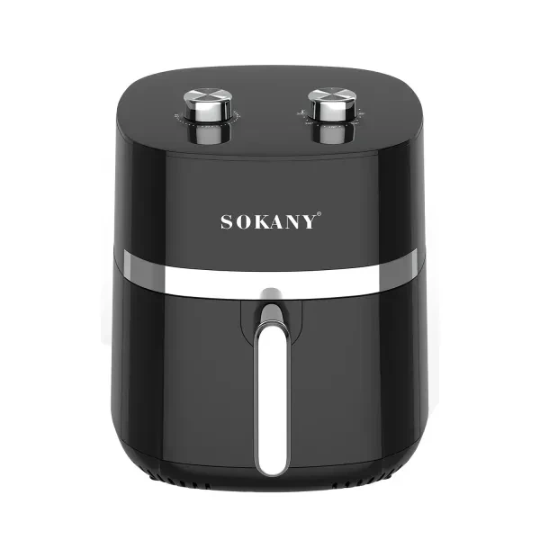 Аерогриль-фритюрниця SOKANY SK-10024 на 6,5 л з терморегулятором, чорний - Фото 2 Аерогриль-фритюрниця SOKANY SK-10024 на 6,5 л з терморегулятором, чорний - зображення 2